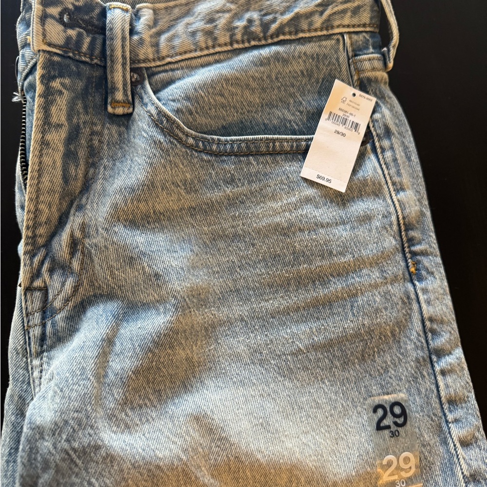 GAP Men's Straight Jeans - Light Blue - Picture 4 of 4
